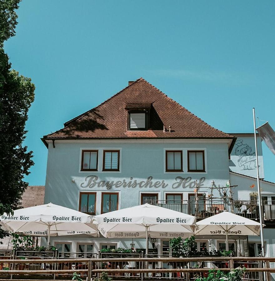 Hotel Bayerischer Hof Spalt Exterior foto